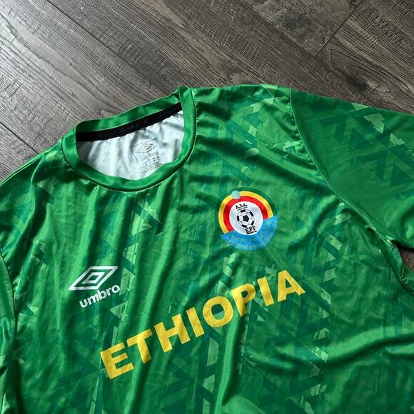 2021 Ethiopia Umbro Home Soccer Futbol Club FC Jersey Shirt - Picture 4 of 7